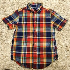 Boys short sleeve shirt size 10-12
